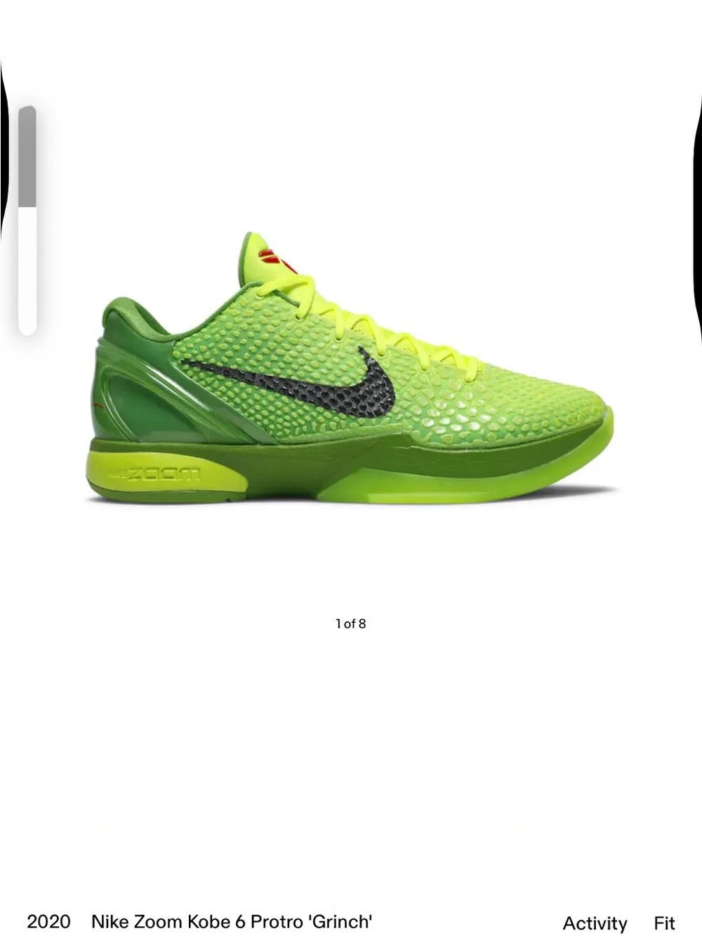 Nike Kids Green Grinch Sneakers